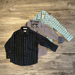 Boys button down dress shirts. Size 4. Various brands.